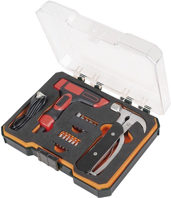 Kit Atornillador Bateria M�s Martillo Multiherramienta Ratio Ar36xmas 